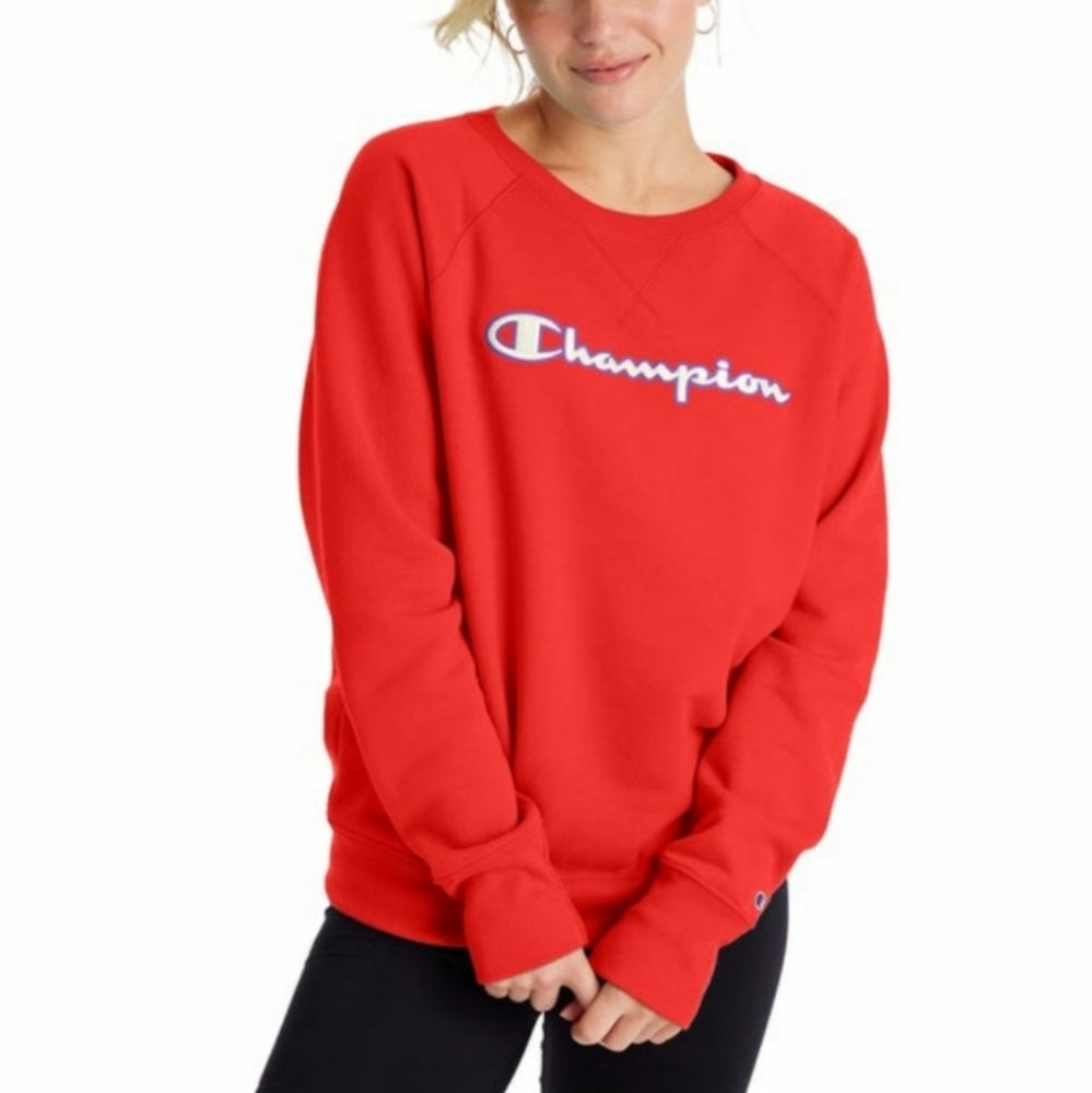 Champion Women's Red Sweatshirt Size Medium